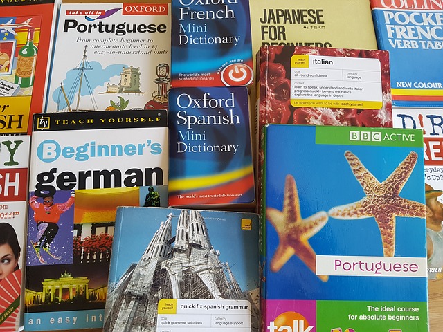 knihy, jazyky